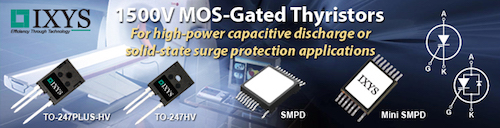 IXYS 1500V MOS-Gated Thyristors