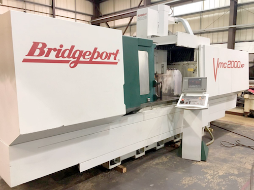 GD Rectifiers Bridgeport CNC Machine, a large cream CNC machine in a modern factory. CNC Setter/Operator Career Opportunity