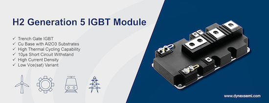 Dynex H2 Generation 5 IGBT Module by GD Rectifiers