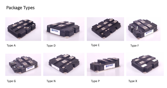 Dynex Package Types by GD Rectifiers