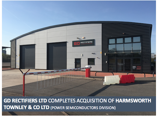 GD Rectifiers Acquires Harmsworth Townley & Co Ltd