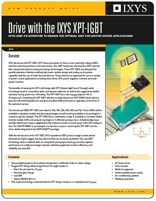 IXYS New XPT IGBT