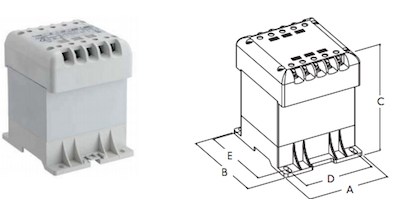 Meth T1L Single-Phase Transformers by GD Rectifiers