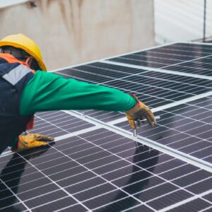 Solar panel installation