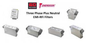Six grey three phase EMI plus neutral filters displayed across two rows 