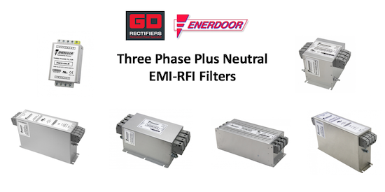 Three Phase Plus neutral EMI RFI Filters Image