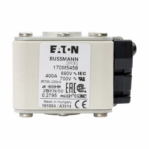 170M5458 High Speed Square Body Fuse 690V, 400A