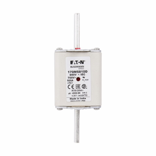 170M5810D High Speed Square Body Fuse 690V, 500A