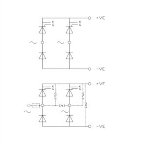 B2HK 020984B2 Single Phase Half Controlled Bridge