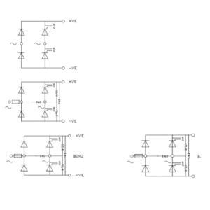 B2HZ 020984B2 Single Phase Half Controlled Bridge