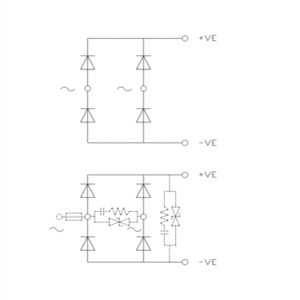 B2U 020400 Single Phase Diode Bridge