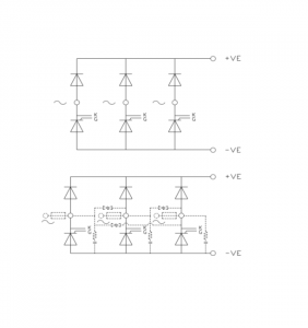 B6HA Three Phase Half Controlled Bridge