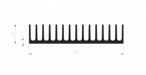 PS125 Heatsink by GD Rectifiers