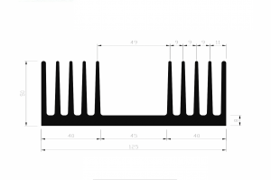 PS175 Heatsink by GD Rectifiers