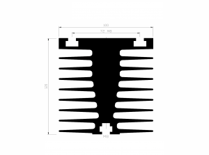 PS220 Heatsink by GD Rectifiers