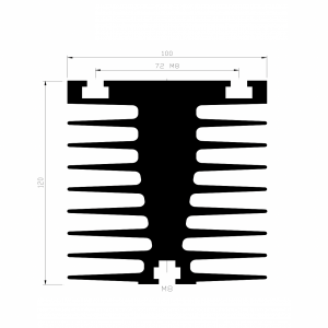 PS220 Heatsink by GD Rectifiers