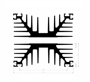 PS257 Heatsink by GD Rectifiers