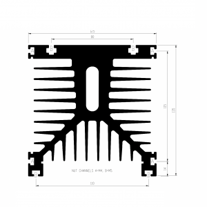 PS260 Heatsink by GD Rectifiers