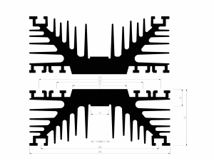 PS286 Heatsink by GD Rectifiers