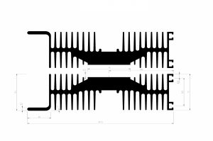 PS320 Heatsink by GD Rectifiers