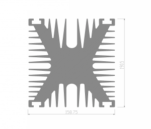 PS349 Heatsink by GD Rectifiers