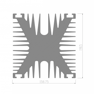 PS349 Heatsink by GD Rectifiers