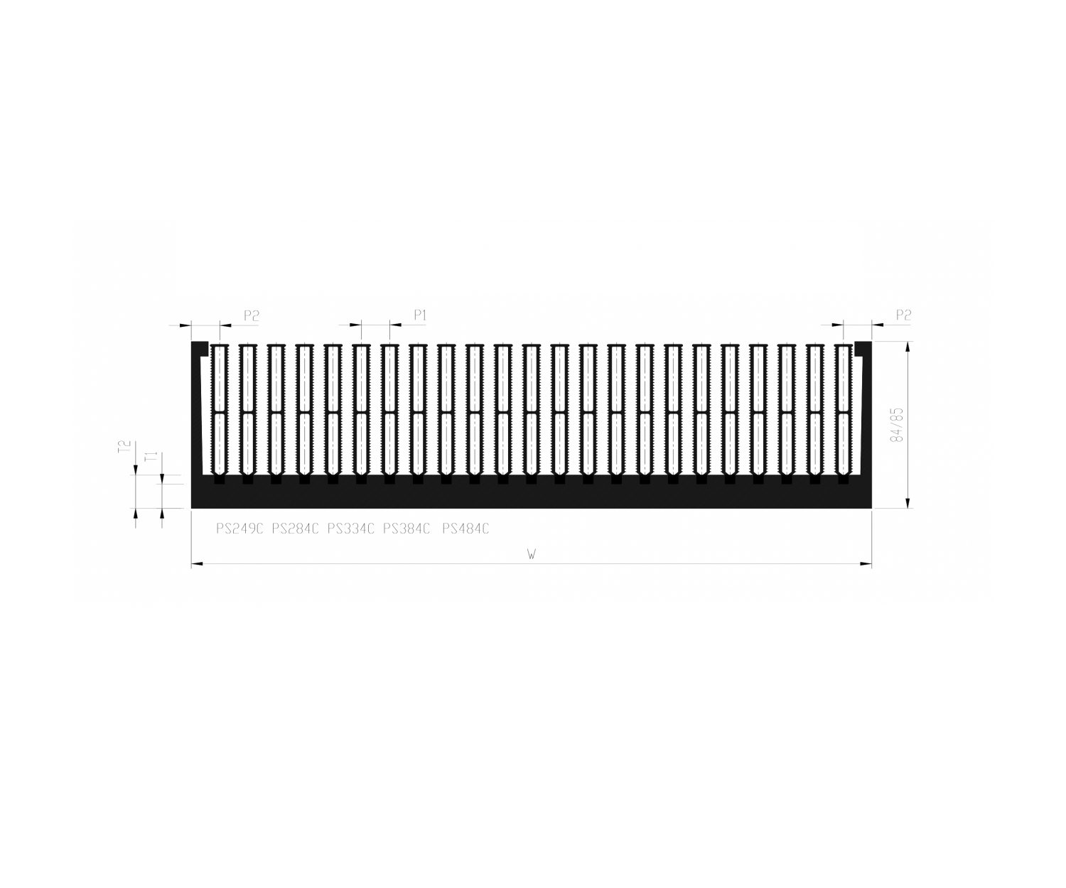 PS384C heatsink