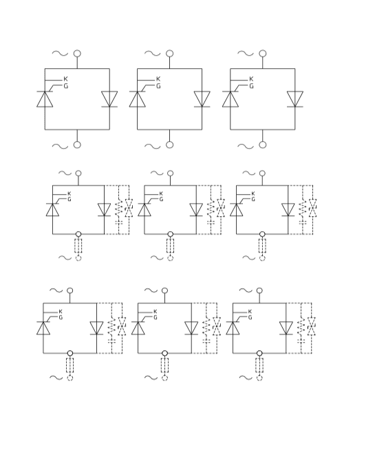 W3H 020012 Three Phase Half Controlled Voltage Regulator