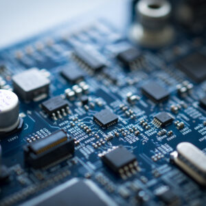 Component Sourcing by GD Rectifiers. Semiconductor components on a circuit board.