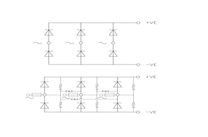 Three Phase Diode Bridges (B6U)