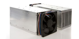 Forced air cooled heatsink by GD Rectifiers