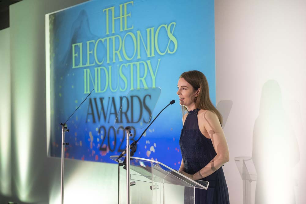 Catherine Hackett CIE Magazine, The Electronics Industry Awards 2023