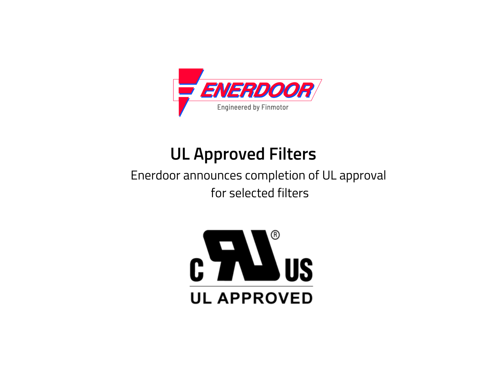 Enerdoor UL Approved Filters