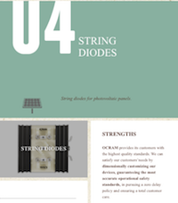 Ocram Power Electronics String Diodes
