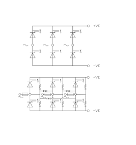 The B6C 020295 three phase fully controlled bridge is designed to convert AC to DC. Maximum repetitive peak forward and reverse blocking voltage 1600V