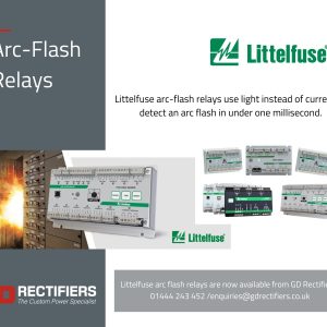 Arc flash relays image by GD Rectifiers