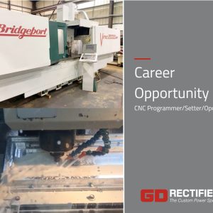 GD Rectifiers' CNC machines