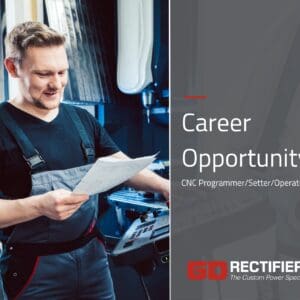 CNC Programmer career opportunity at GD Rectifiers