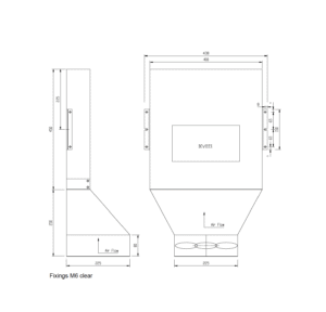 PS484C/450BF 040720B-23 Forced Air Cooled Heatsink