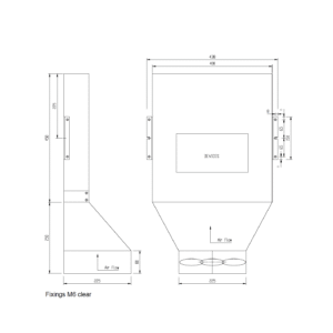 PS484C/450BF 040720C-23 Forced Air Cooled Heatsink